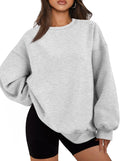 Women Oversized Sweatshirts Hoodies  Crewneck Sweaters Casual Tops Comfy Fall Fashion Outfits Winter Clothes 2025