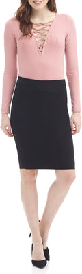 Women Ease into Comfort Fit Perfect Midi Pencil Skirt