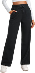 Cotton  Lined Sweatpants Women 30" Straight Leg Casual Lounge Sweat Pants for Women