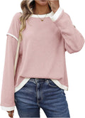 Women Crewneck Long Sve Sweatshirts Pullover Knit Tops Fall Teacher Clothes