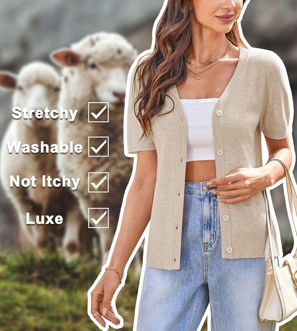 Women Wool Blend Business Casual Cardigan Sweaters 2025