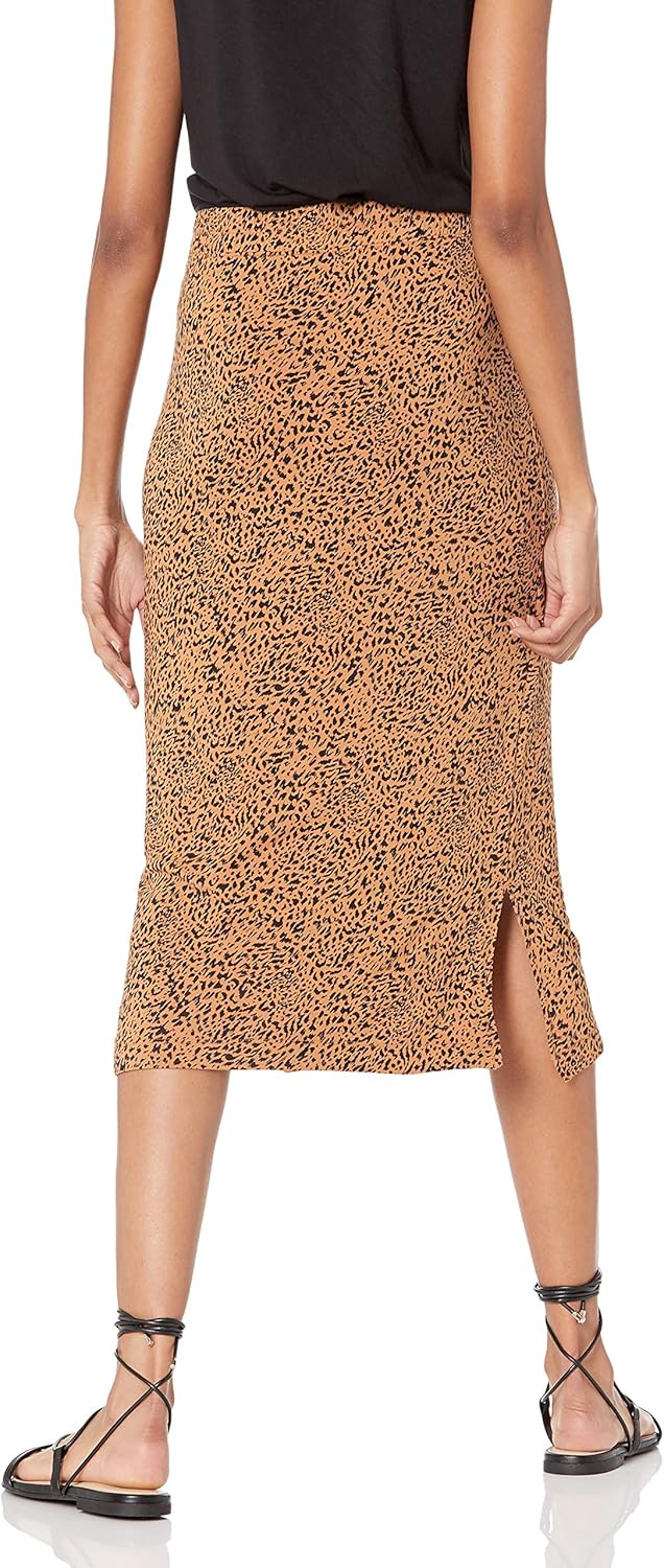 Women Pull-On Knit Midi Skirt (Available in Plus Size)